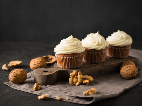 Carrot Cupcakes with Cream Cheese&nbsp;Frosting