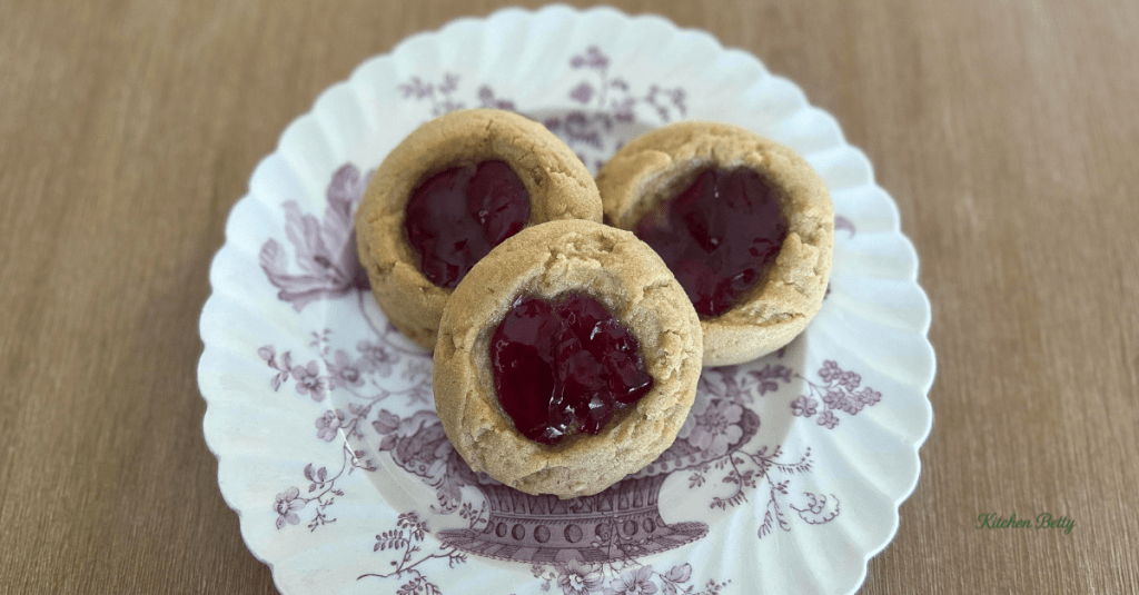 PB&J Thumbprint Cookies